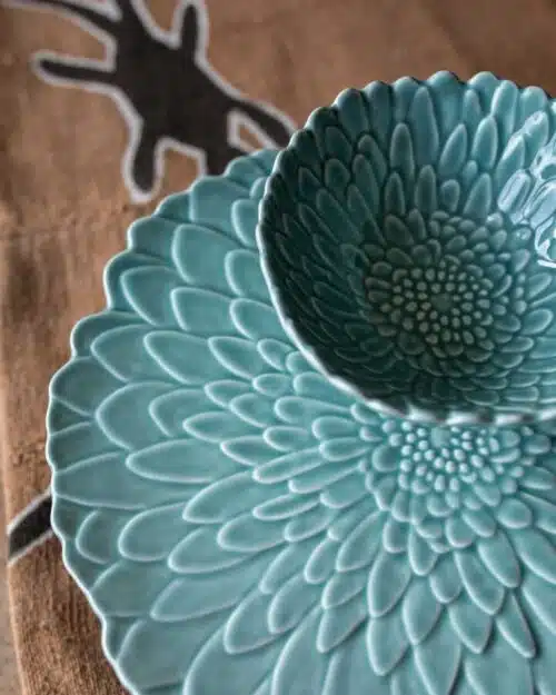 Bordallo Bloom Bowl Ice Blue