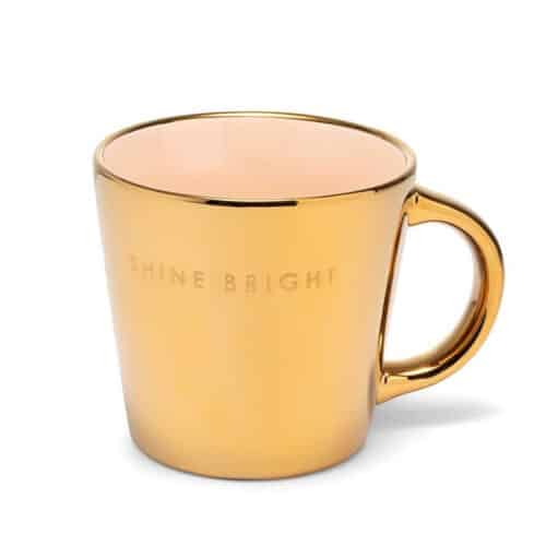 Cappuccinokop Shine Bright Goud
