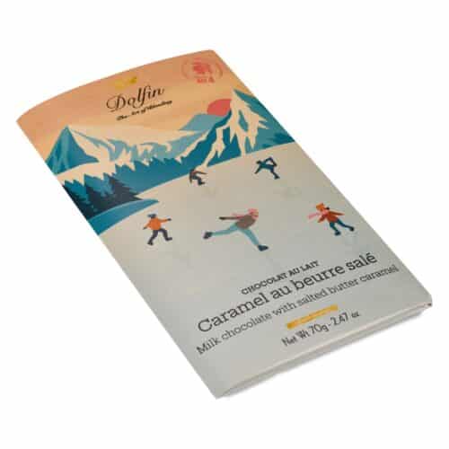 Chocoladereep Winter Melk 37% Gezouten Caramel