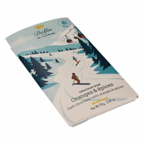 Chocoladereep Winter Puur 60% Sinaasappel&Specerijen