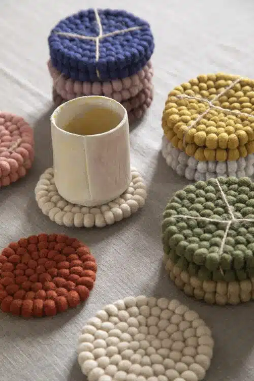 Coaster vilt small set/2 Pine Green