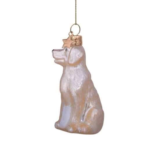 Glazen kerstdecoratie Golden Retriever