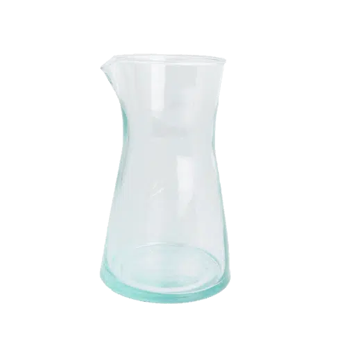 Hand Made Carafe recycled glass