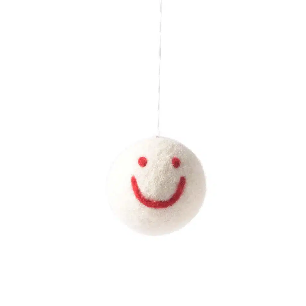 Hanger vilt smiley white