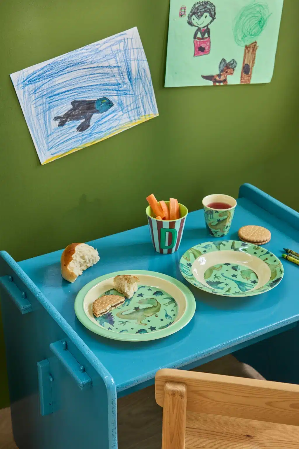 Kinderbord Melamine Dino