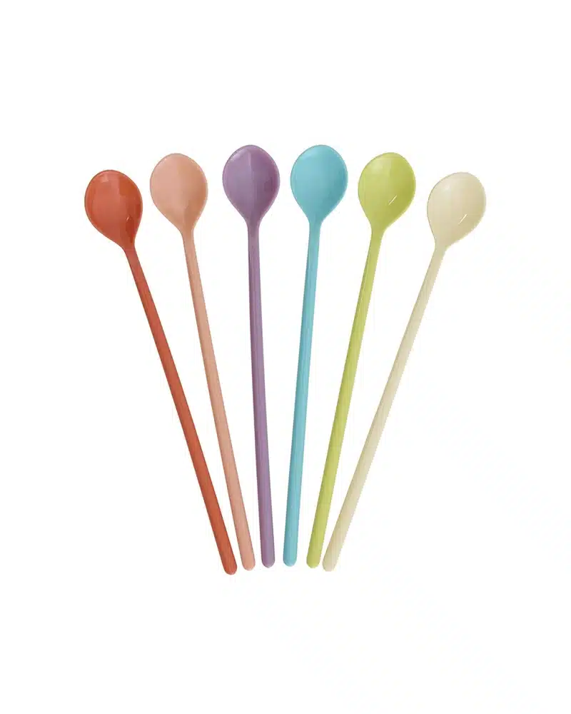 Lange melamine lepels Gloriously Gifted set/6