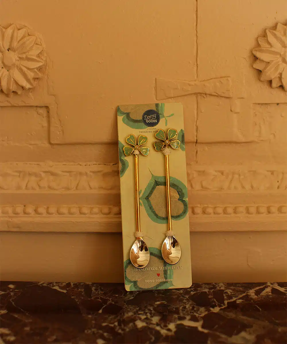 Lucky Clover Theelepel Set