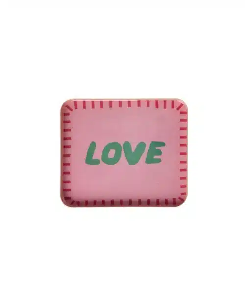Metalen dienblad Love Klein