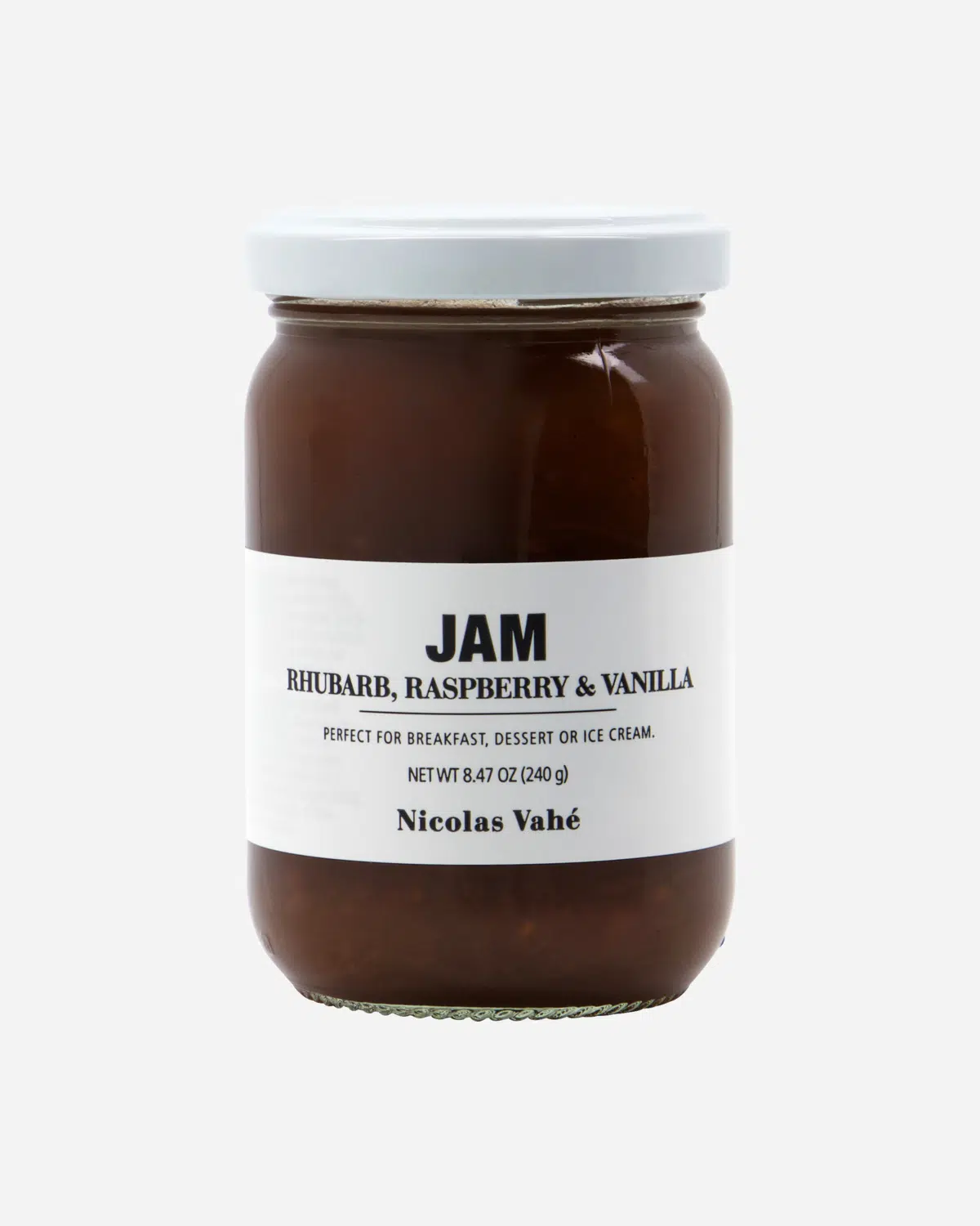 Nicolas Vahé Jam rhubarb, raspberry & vanilla