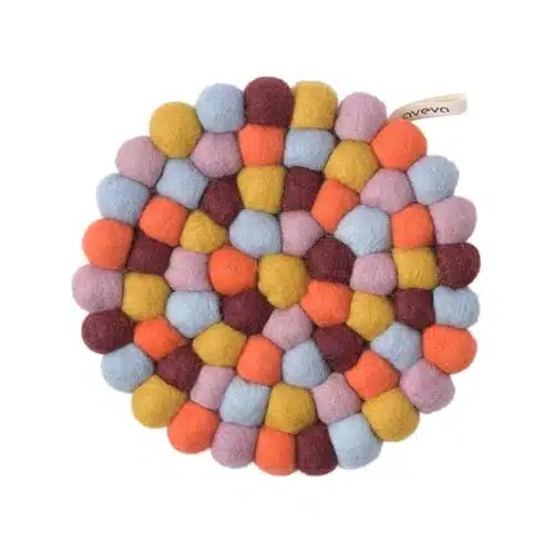 Onderzetter Vilt rond Festive