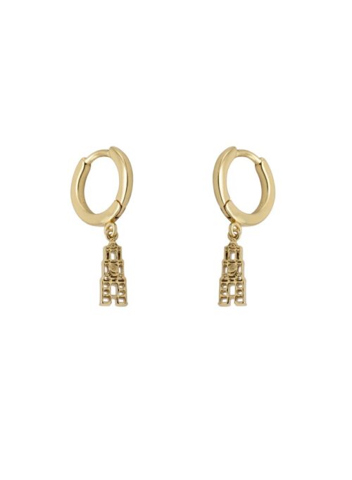 Oorbellen Domtoren Utrecht verguld