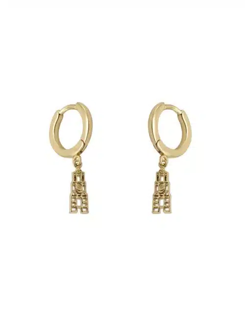 Oorbellen Domtoren Utrecht verguld