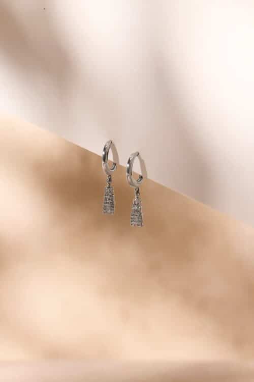 Oorbellen Domtoren Utrecht zilver