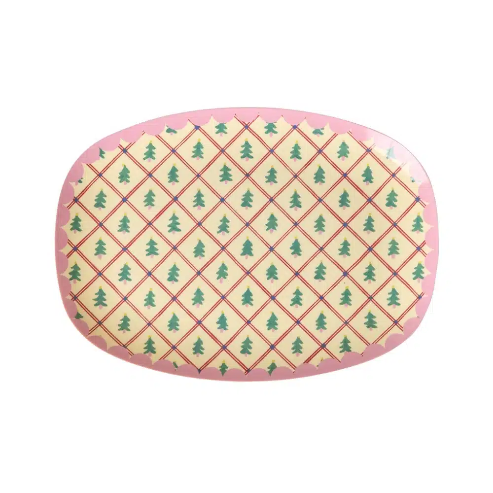 Ovaal bordje Diamond Christmas Tree