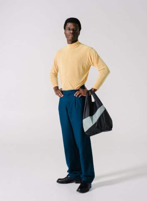 Shopping Bag M Black & Grey