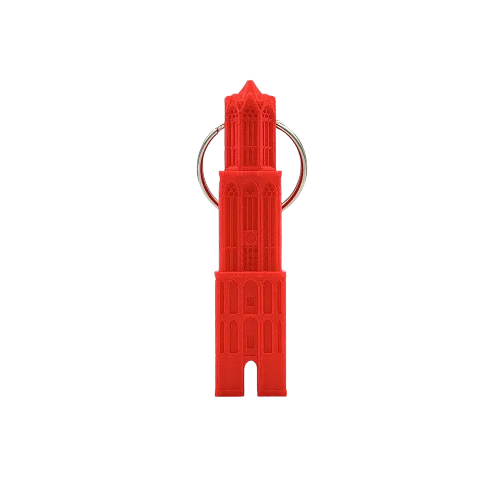Sleutelhanger Dom Mini Rood 3D