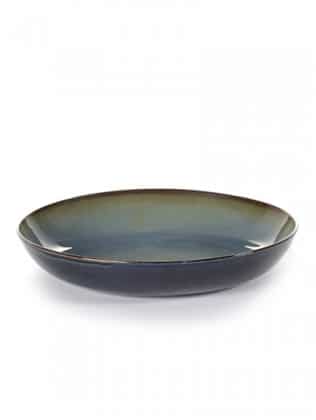 Terres de Rêves diep bord smokey blue