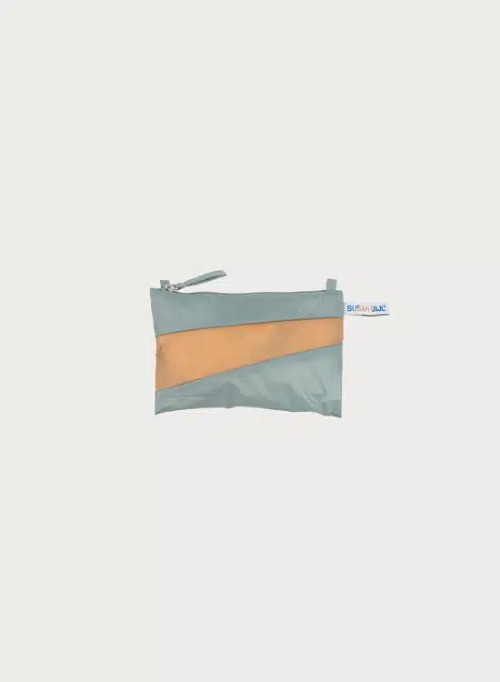 The New Pouch Small Grey & Camel