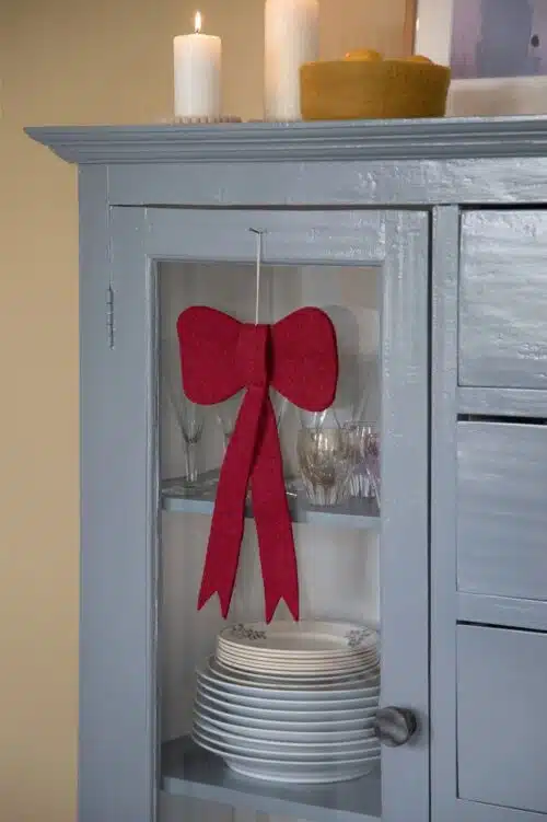 Vilt Strik Groot Rood