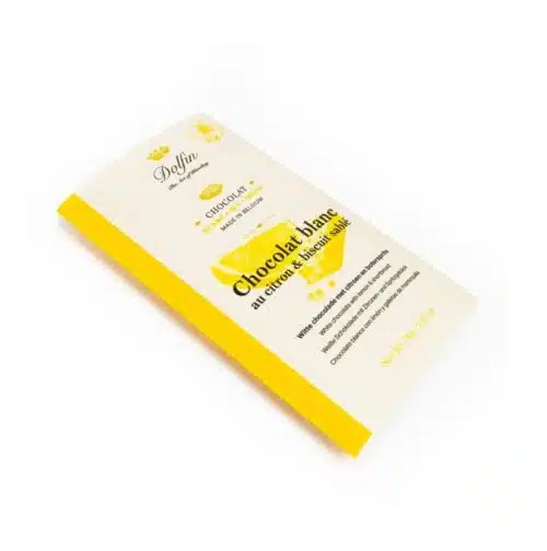 Witte chocola citroen en zandkoekjes