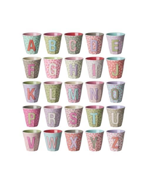 Alfabet beker C Flowers