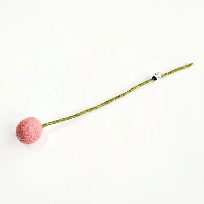 Bloem vilt groot Dusty Red