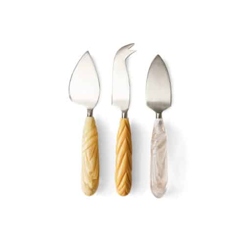 Cheese Knives set/3 Cream