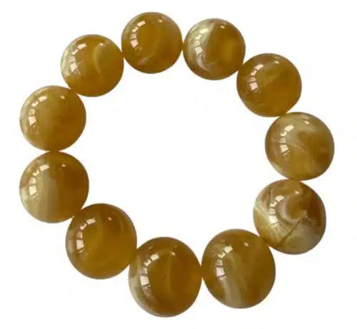 Chunky Bead Bracelet Copenhagen - Amber Brown