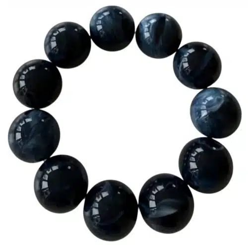 Chunky Bead Bracelet Copenhagen - Midnight Blue