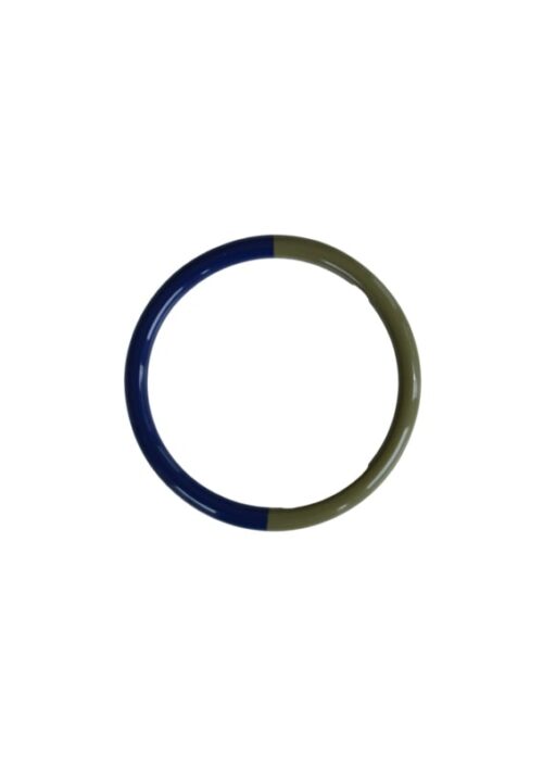 Duo Bangle Bracelet Olive / Cobalt