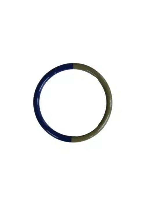 Duo Bangle Bracelet Olive / Cobalt