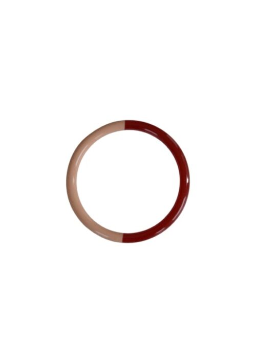 Duo Bangle Bracelet Poppy / Blush