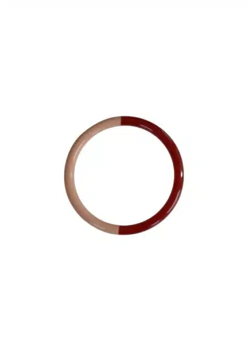 Duo Bangle Bracelet Poppy / Blush