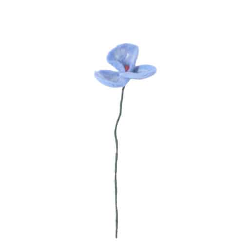 Endless Flower vilt Poppy blue