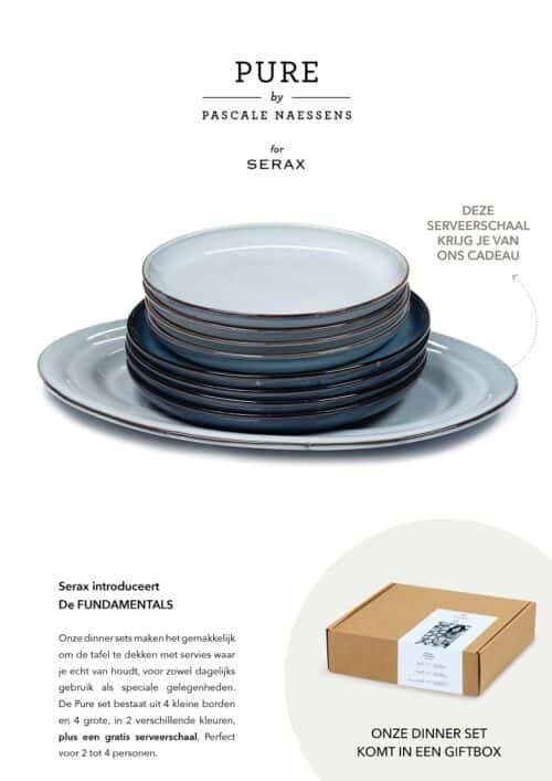Fundamentals Dinner Set Pure Pascale Naessens