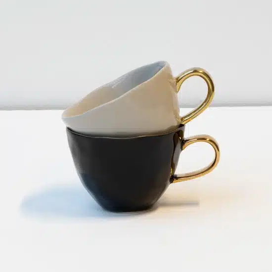 Good Morning Cappuccino Cup Black