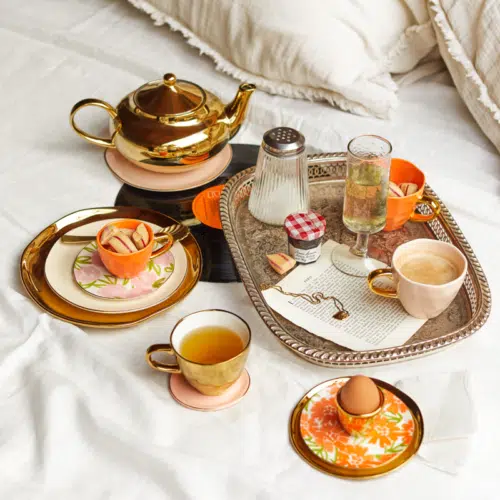 Good Morning Plate Palesa Set/2 Orange