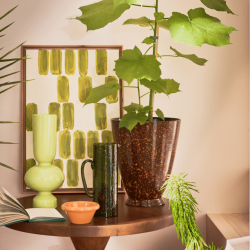 Jug Hammered Banana Palm