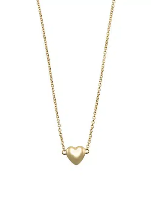 Ketting Heart of Gold verguld