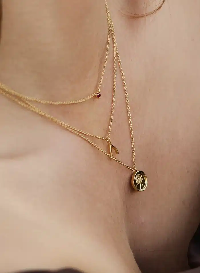 Ketting Lucky verguld