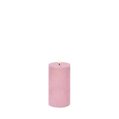 LED kaars dusty rose
