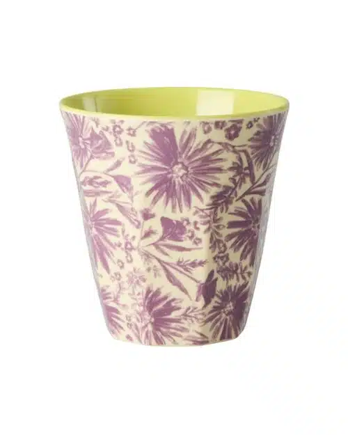 Melamine cup Flower Press Print