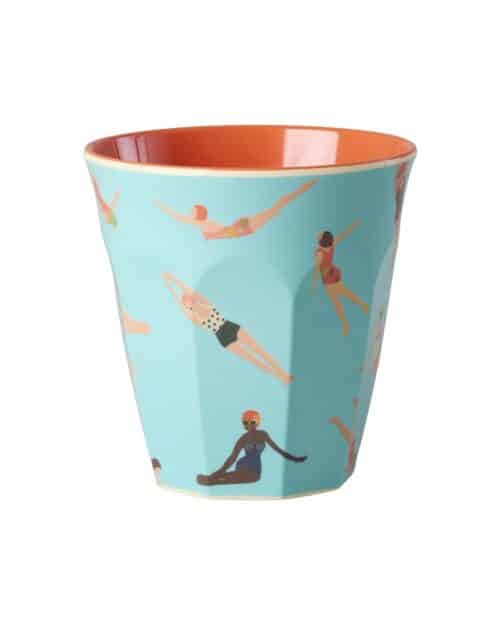 Melamine cup Retro Swimster Print