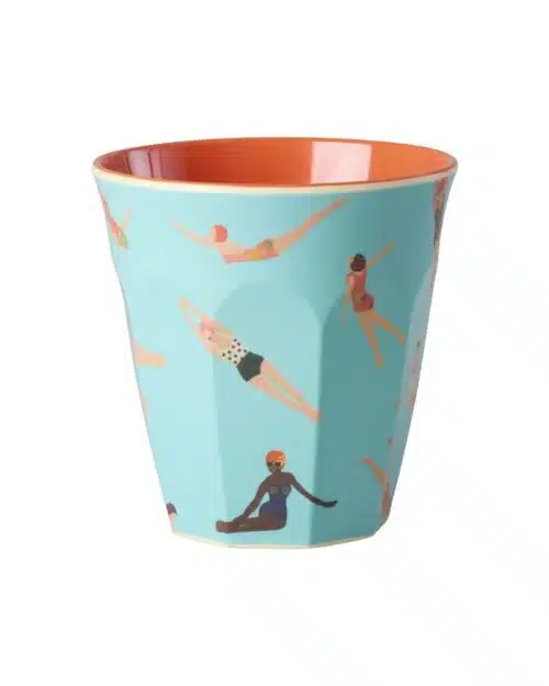 Melamine cup Retro Swimster Print