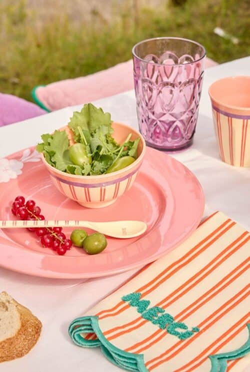 Melamine cup Stripey Love Print