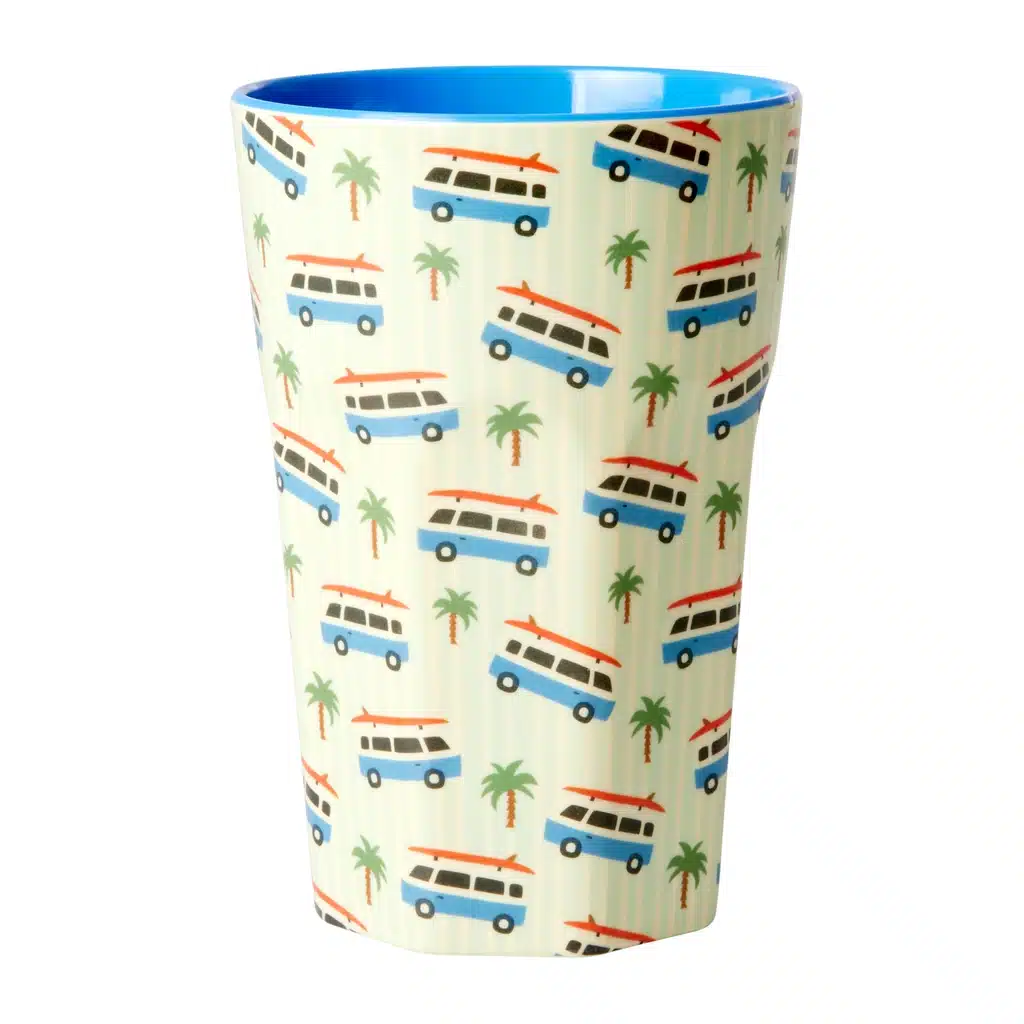 Melamine cup tall Surf Bus