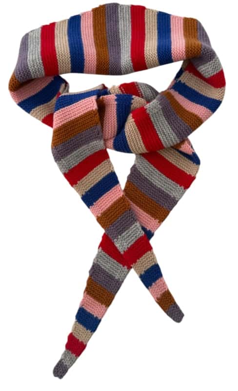Mini Scarf Striped Multi Color
