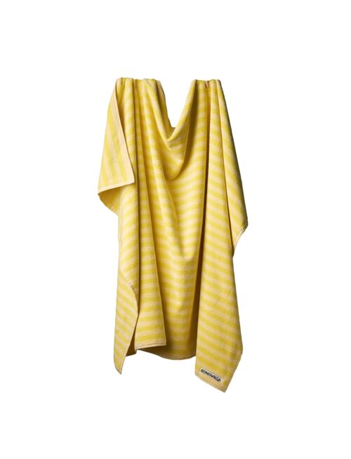 Naram Handdoek Pristine&NeonYellow