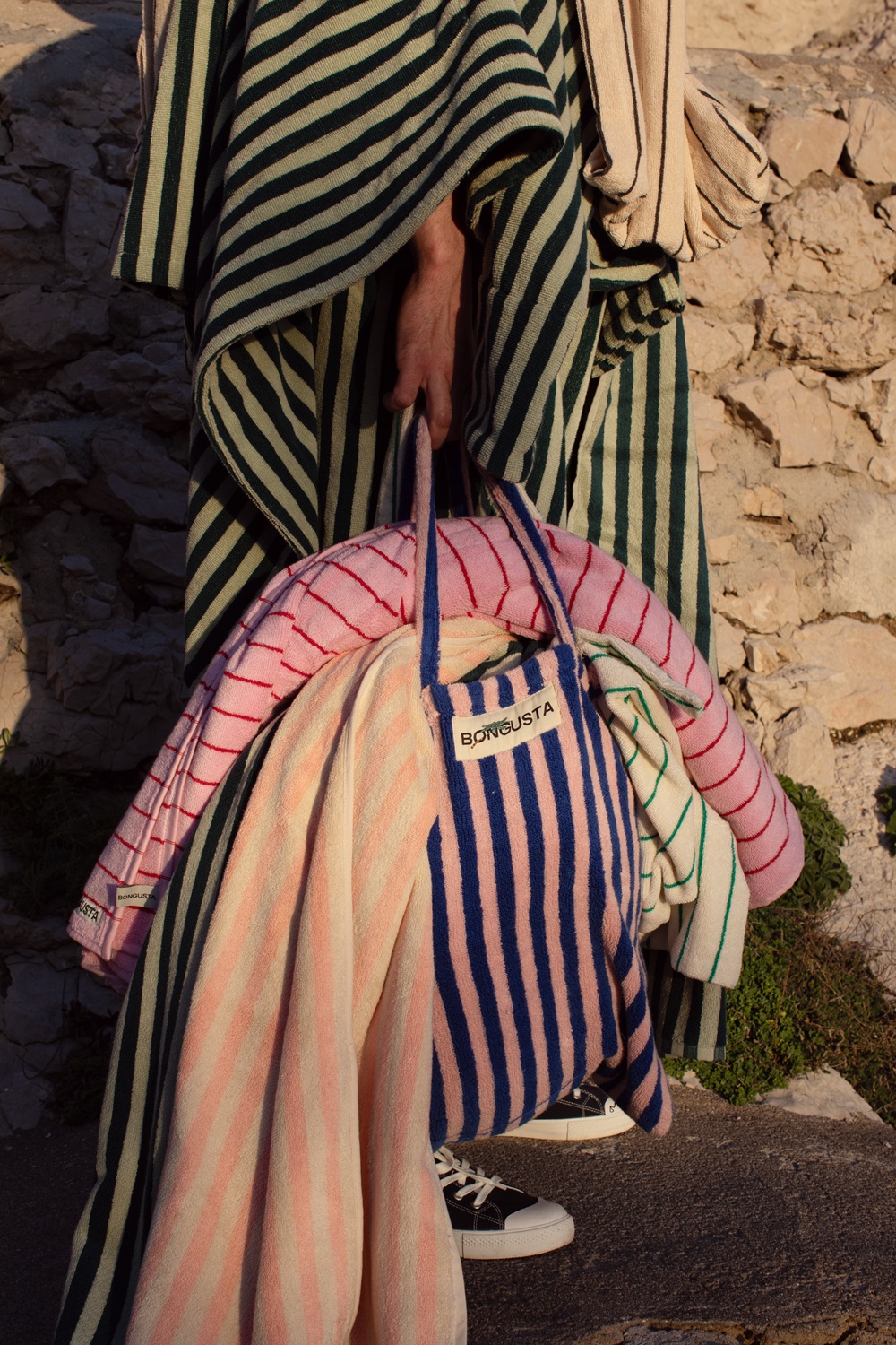 Naram Handdoek Tropical&Creme