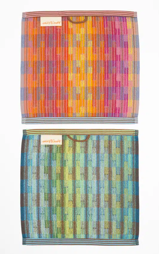 Odds&Ends Multicloth Checkered Basket #93